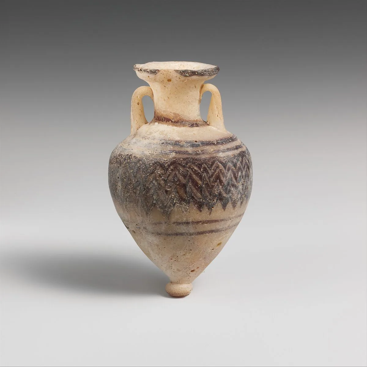 Glass amphoriskos (perfume bottle) — Unknown