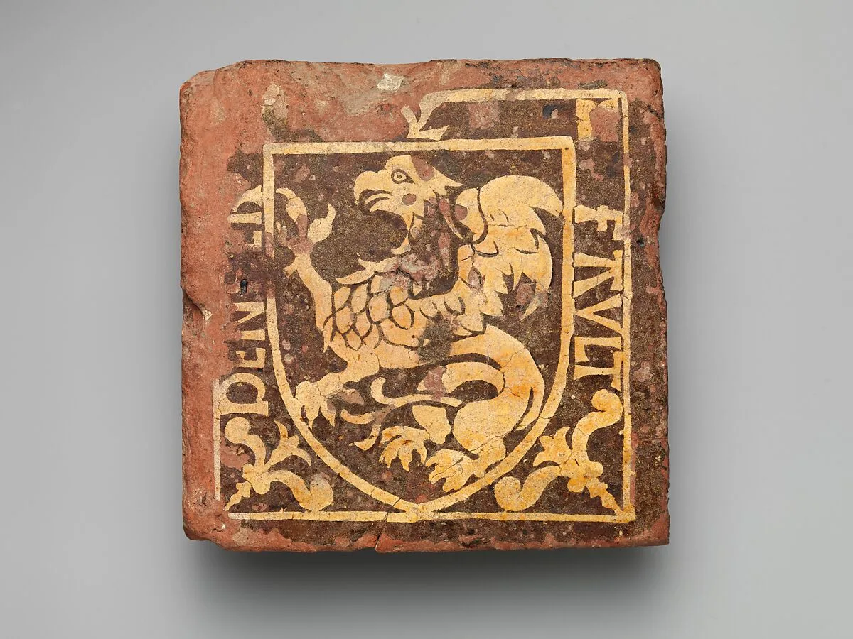 Tile with Griffin — Unknown
