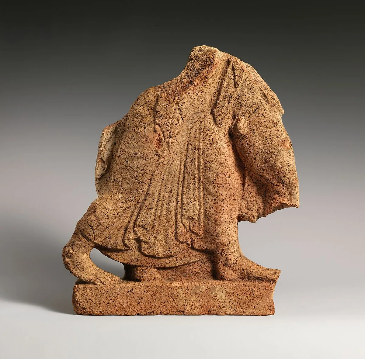 Antefix, satyr and maenad — Unknown
