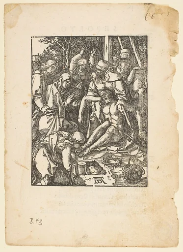 The Lamentation, from "The Small Passion", edition Venice