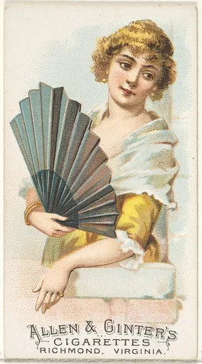 Plate 15, from the Fans of the Period series (N7) for Allen & Ginter Cigarettes Brands