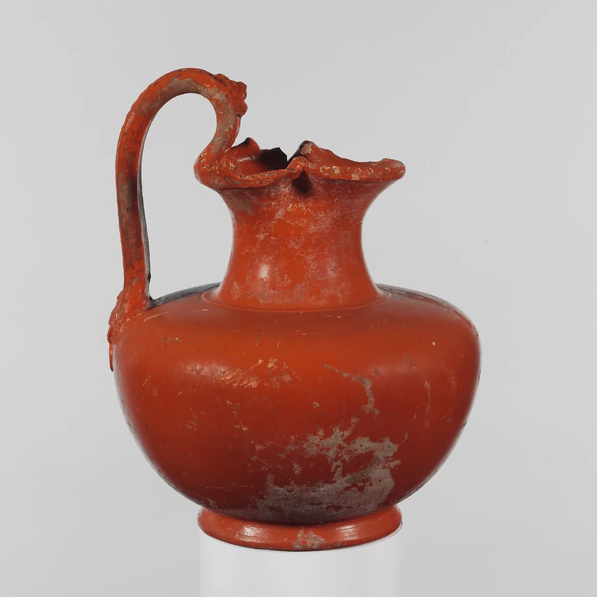 Terracotta oinochoe (wine jug) — Unknown