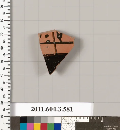Terracotta fragment of a column-krater (bowl for mixing wine and water)