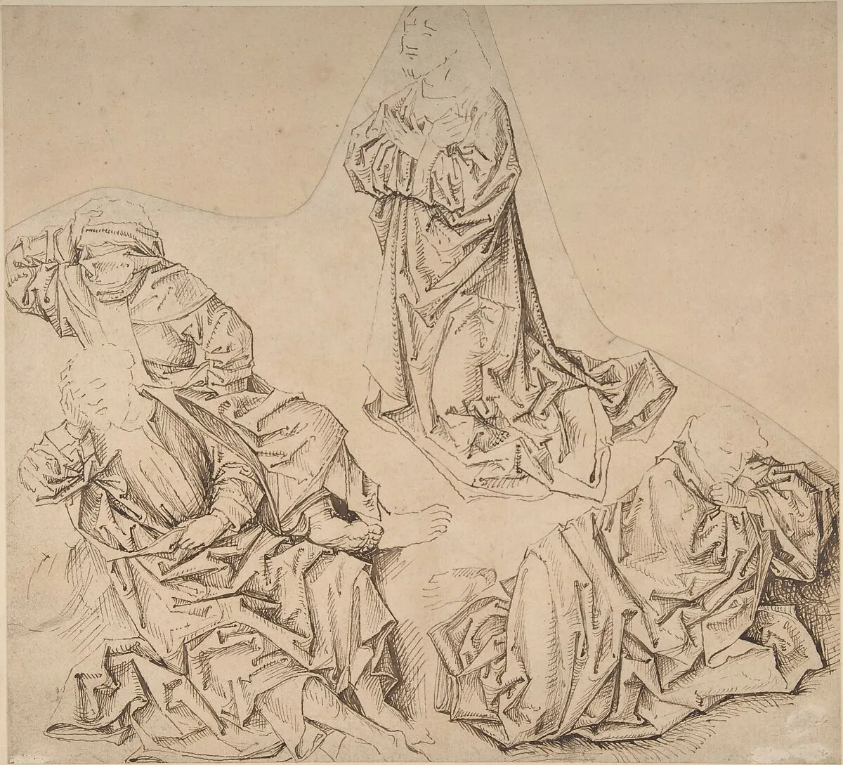 Christ in Gethsemane — Master of the Drapery Studies|Anonymous, German, 16th century|Hans Pleydenwurff