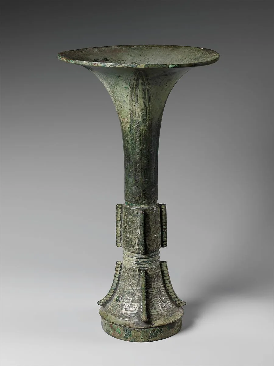 동제 고 중국 상|銅製觚 中國 商|Wine beaker (gu) — Unknown