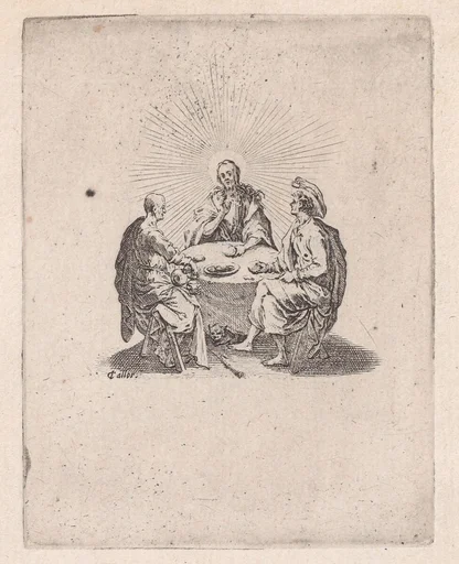 Le Souper d'Emmaüs appelé aussi Les Disciples d'Emmaüs (The Supper at Emmaus, also called the Disciples of Emmaus), from Les Quatre Banquets (The Four Feasts)