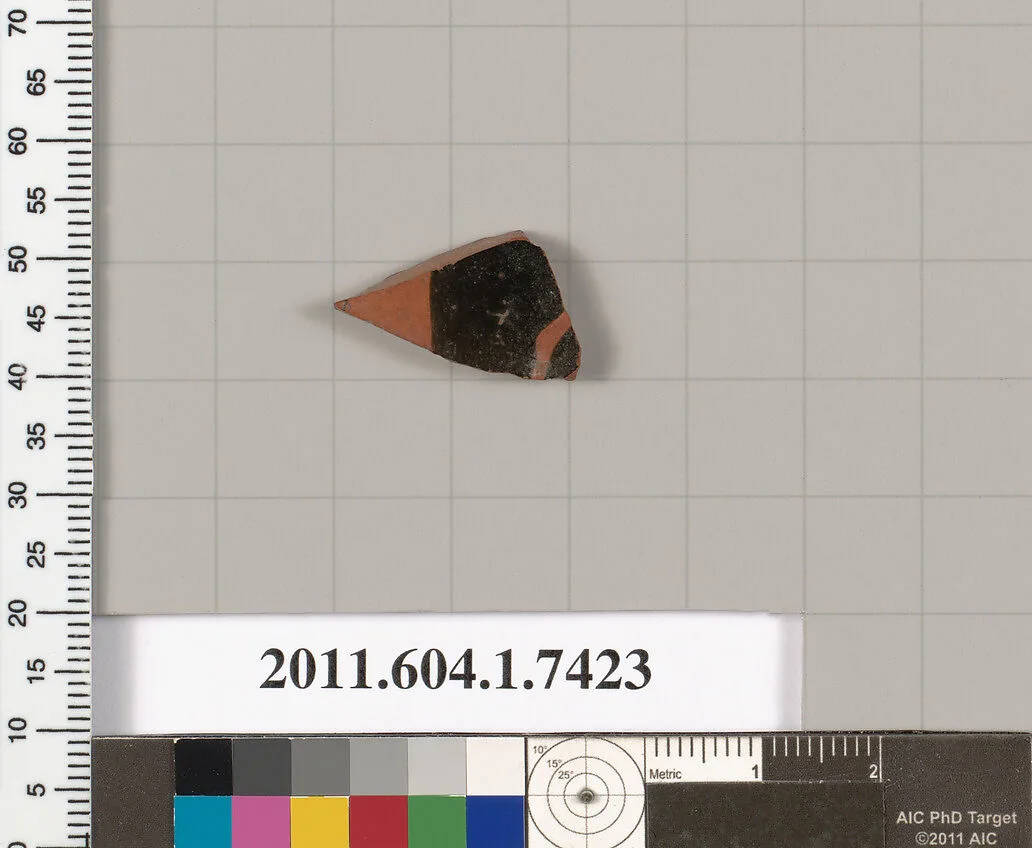 Terracotta fragment of a kylix (drinking cup) — Unknown