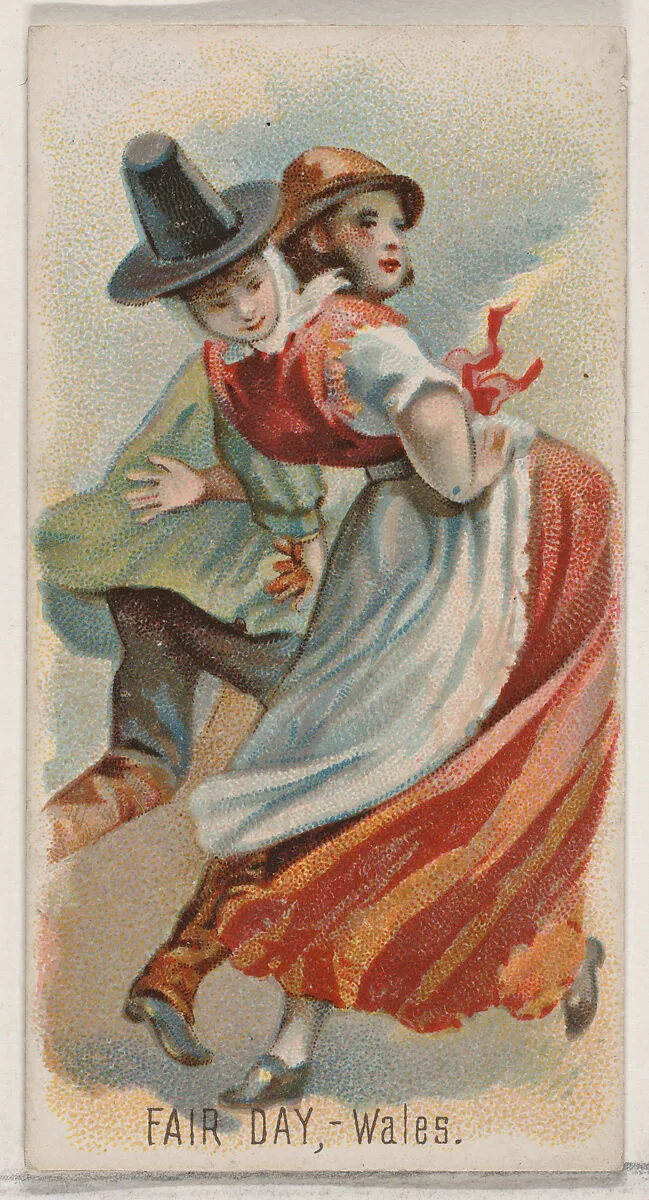 Fair Day, Wales, from the Holidays series (N80) for Duke brand cigarettes — W. Duke, Sons & Co.|George S. Harris & Sons