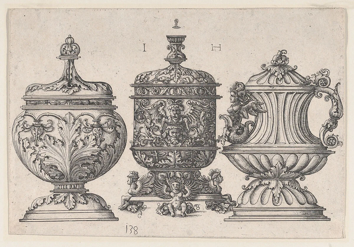 Three Goblets — Albrecht Altdorfer|Hieronymus Hopfer