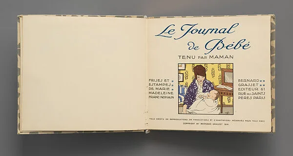 Le Journal de Bébé — Marie-Madelaine Franc-Nohain|Editions Bernard Grasset