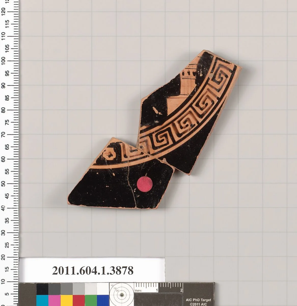 Terracotta fragment of a kylix (drinking cup) — Unknown