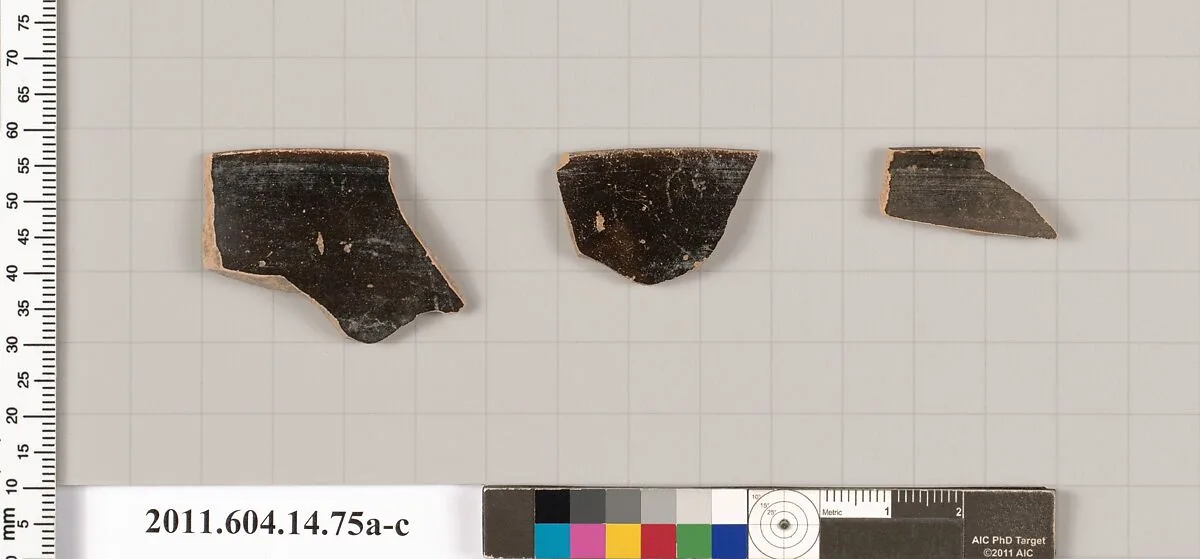 Terracotta rim fragments of kylikes (drinking cups) — Unknown