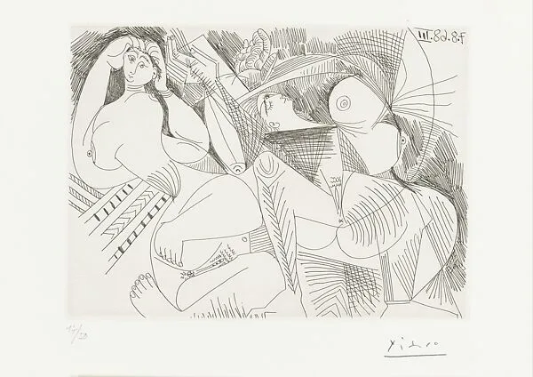 The Siesta, from 347 Suite — Pablo Picasso|Aldo and Piero Crommelynck|Galerie Louise Leiris
