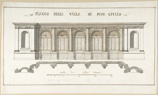 Side Elevation of the Villa of Pope Julius [III.]