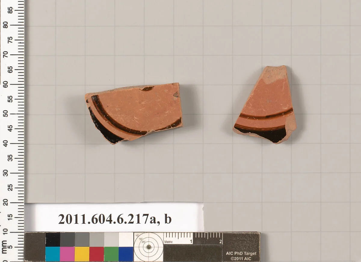 Terracotta fragments of open shapes — Unknown