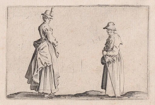 Deux Femmes de Profil (Two Women in Profile), from Les Caprices Series B, The Nancy Set