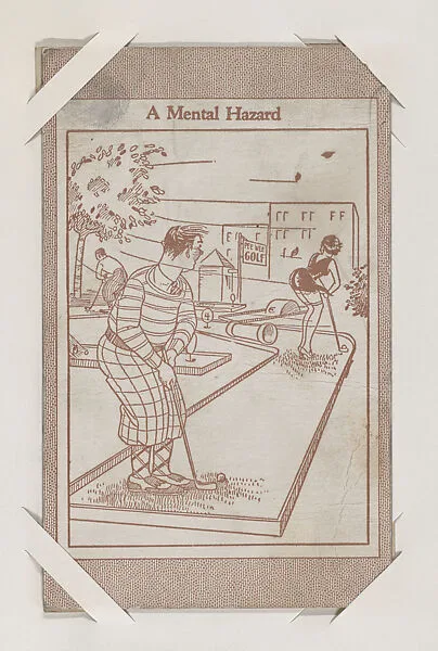 A Mental Hazard from Exhibit Comics Cards (W431) — Unknown