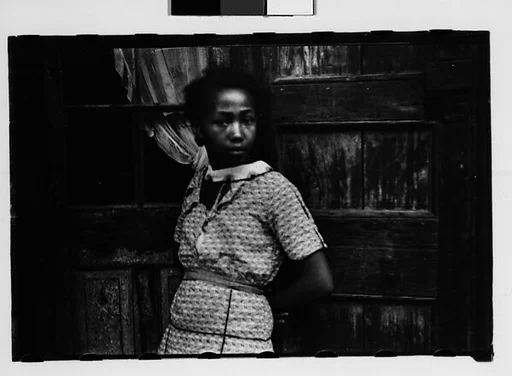[Girl in French Quarter, New Orleans, Louisiana]