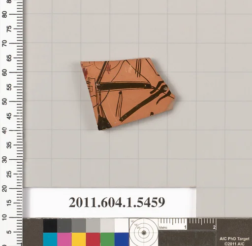 Terracotta fragment of a kylix (drinking cup)