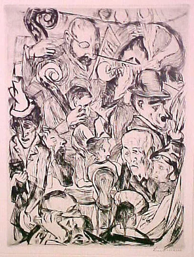 Café Music, from the portfolio ¦Faces¦