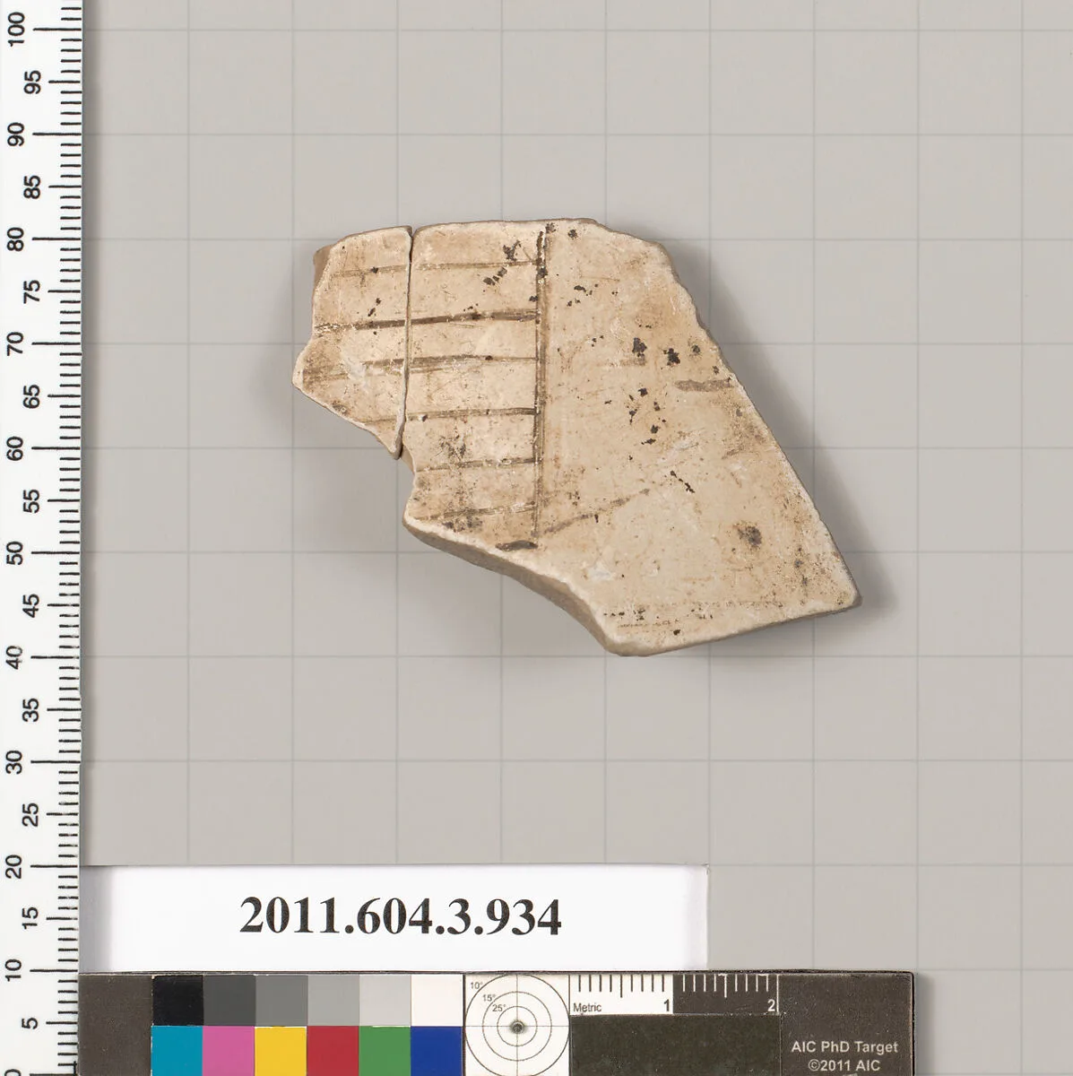 Terracotta fragment of a lekythos (oil flask) — Unknown