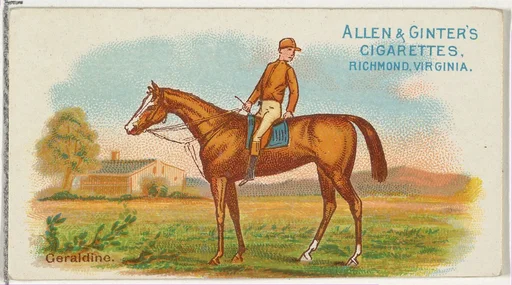 Geraldine, from The World's Racers series (N32) for Allen & Ginter Cigarettes
