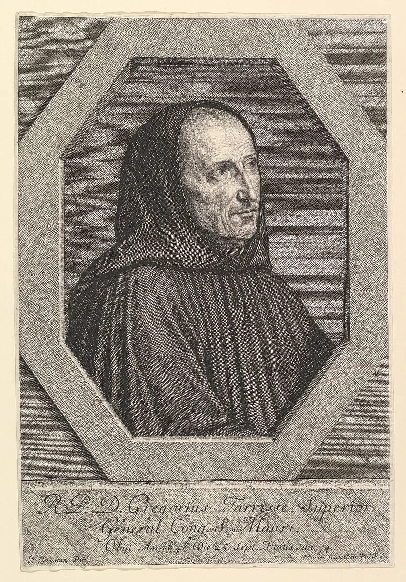 Dom Gregoire Tarrisse, superieur general de la Congregation de Saint-Maur — Jean Morin