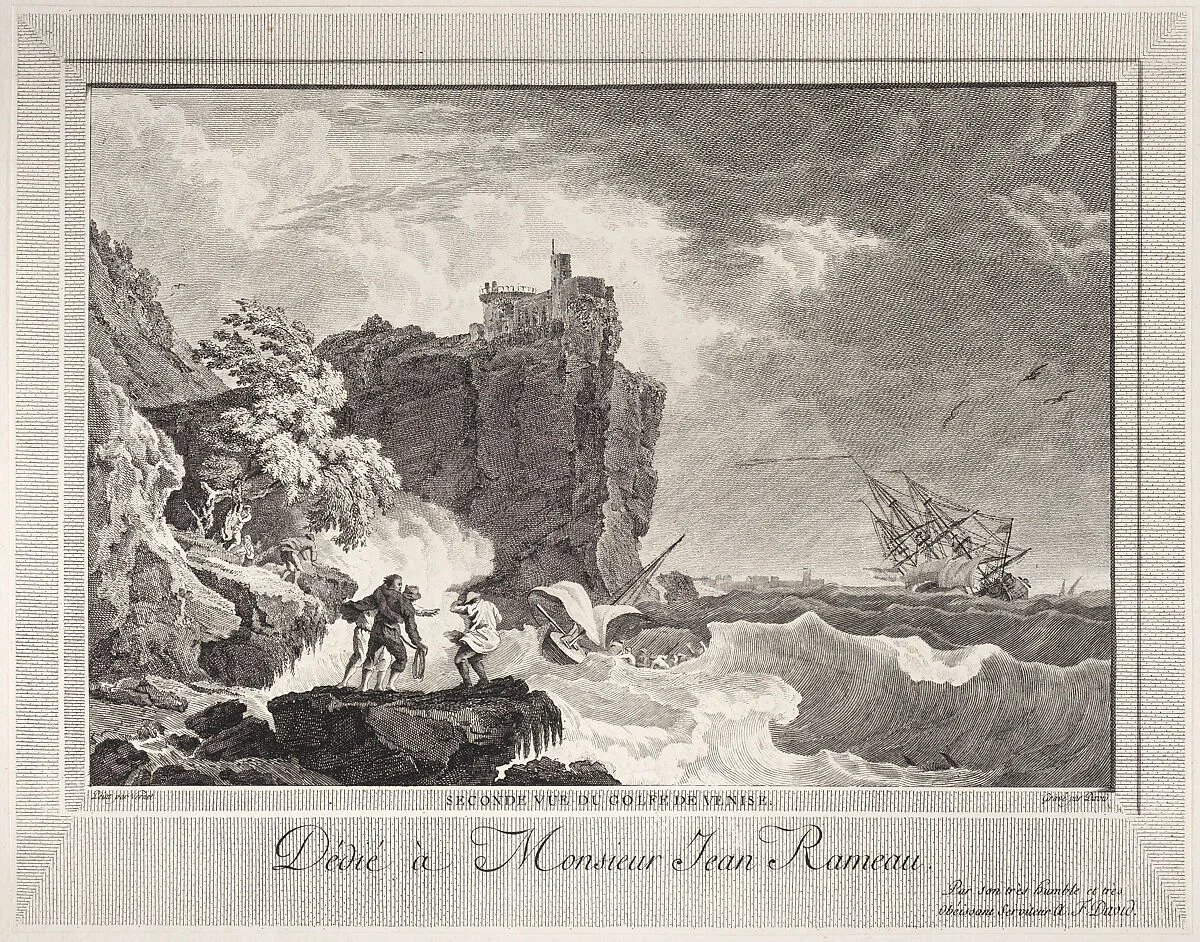 Second View of the Gulf of Venice — François-Anne David|Joseph Vernet