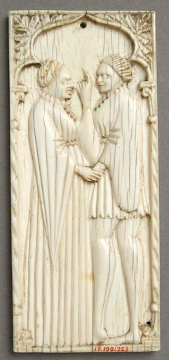 Plaque with a Pair of Lovers