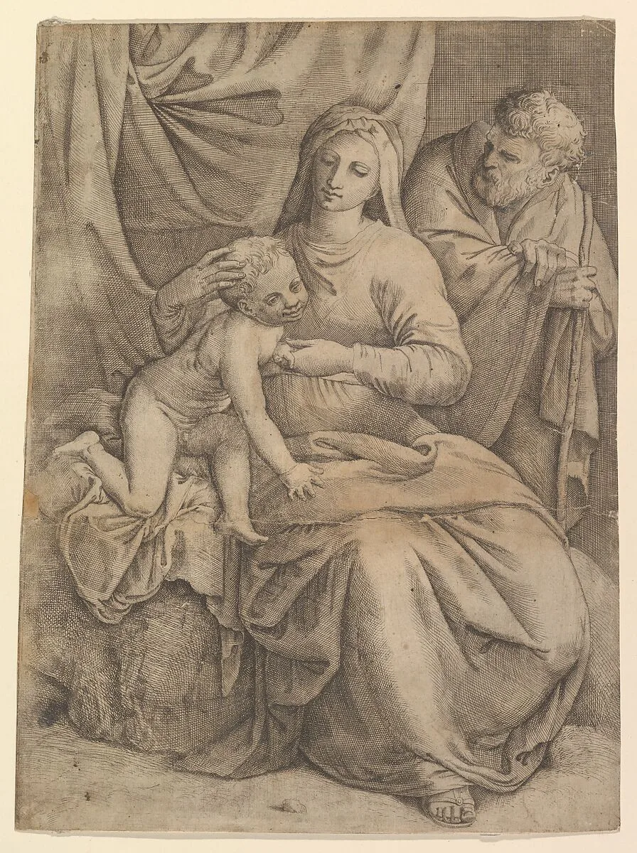 The Holy Family — Battista Franco