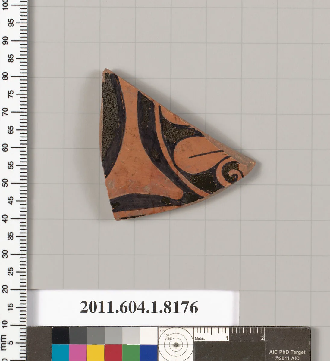 Terracotta fragment of a kylix (drinking cup) — Unknown
