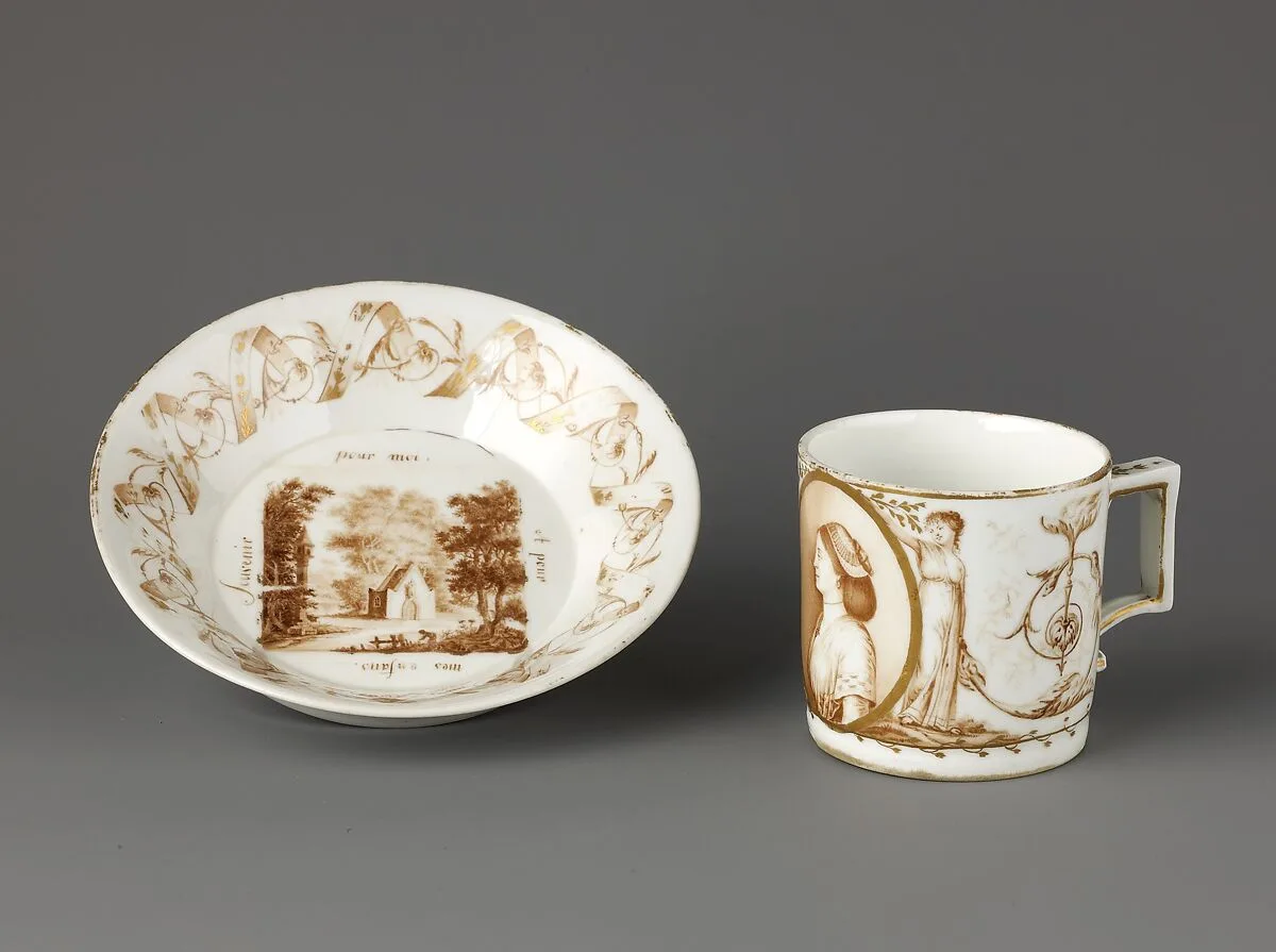 Cup and saucer — Unknown