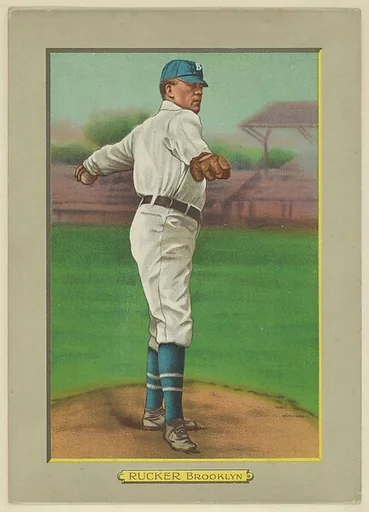 George Napoleon "Nap" Rucker, Pitcher, Brooklyn Dodgers (National League), from Turkey Red Cabinets (T3)