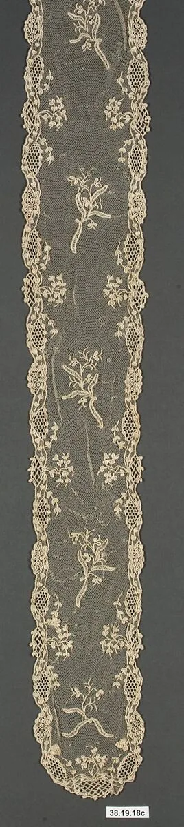 Pair of lappets (part of a garniture) — Unknown
