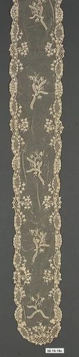Pair of lappets (part of a garniture)