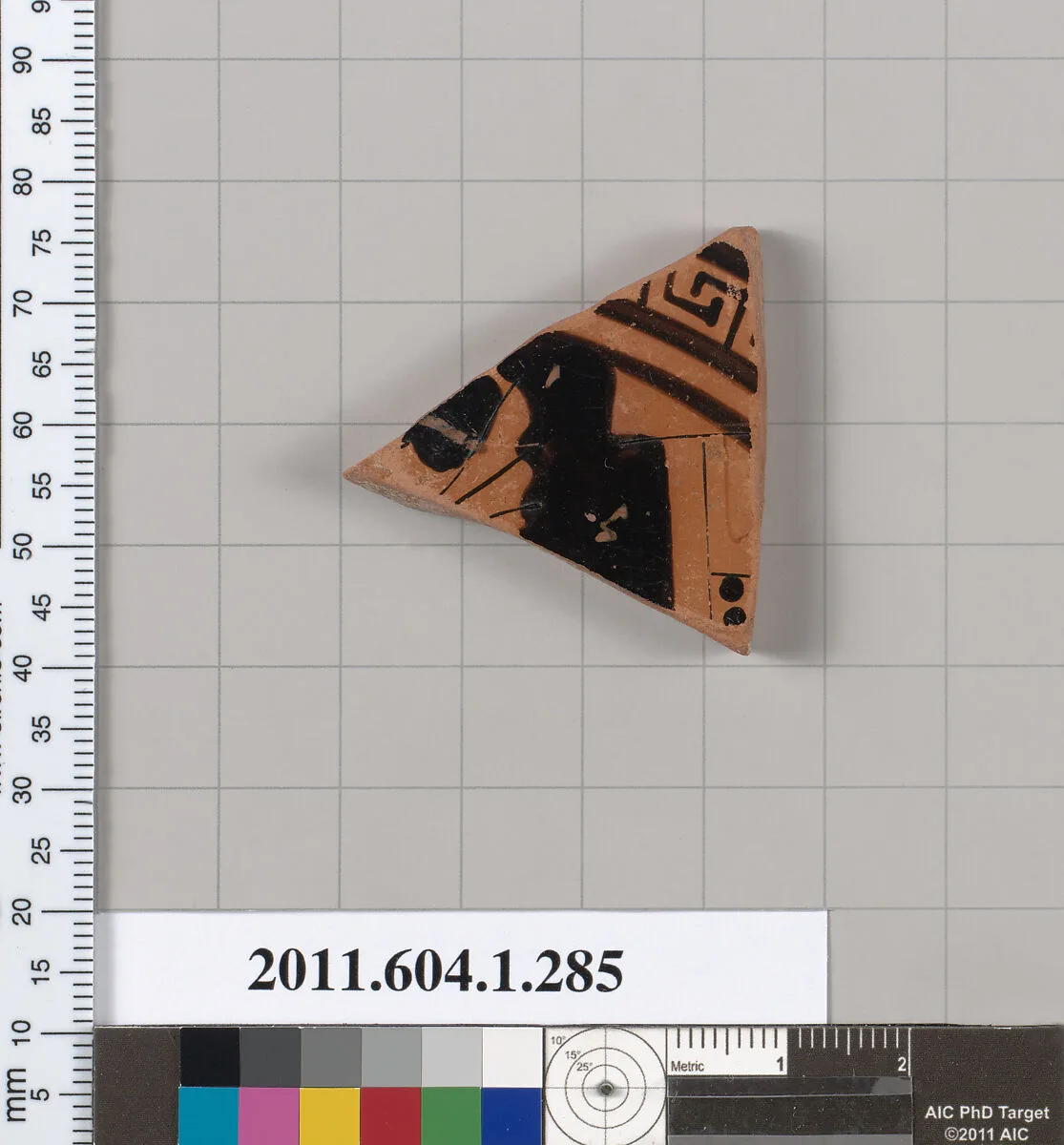 Terracotta fragment of a kylix (drinking cup) — Unknown