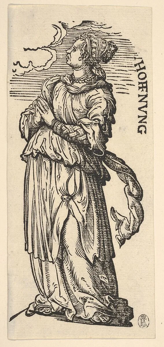 Hope (Hoffnung), from The Seven Virtues — Hans Burgkmair