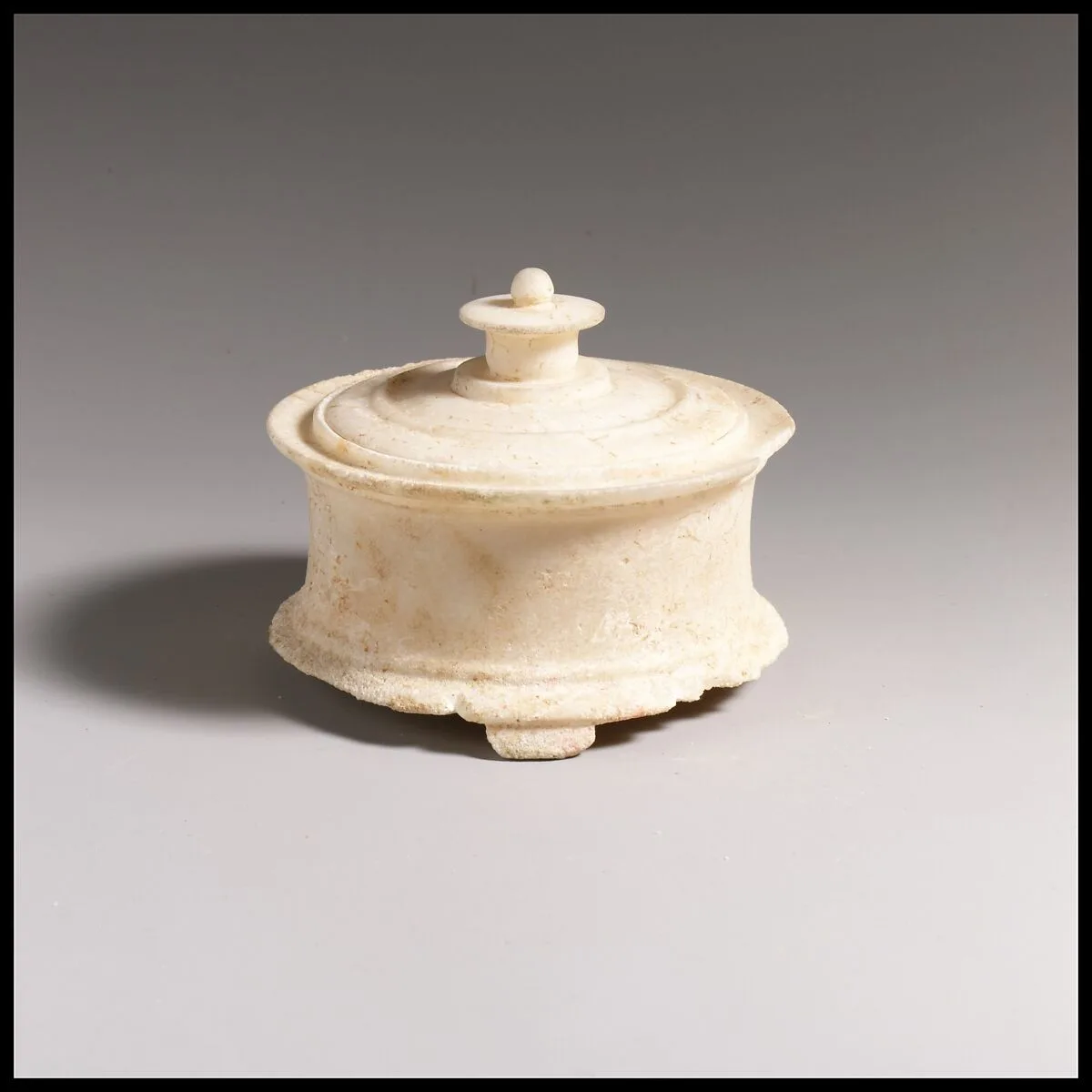 Marble pyxis (box) — Unknown