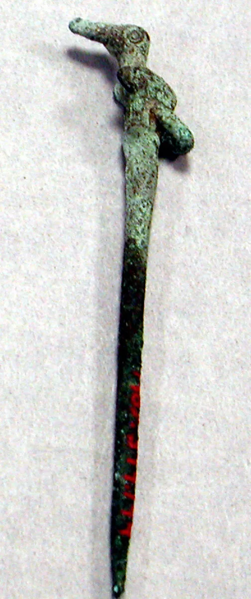 Copper Lime Spoon with Bird Top — Unknown