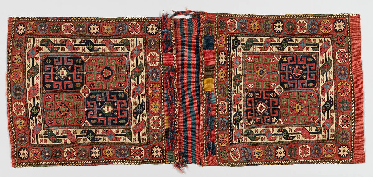 Shahsevan Double Saddle Bag — Unknown