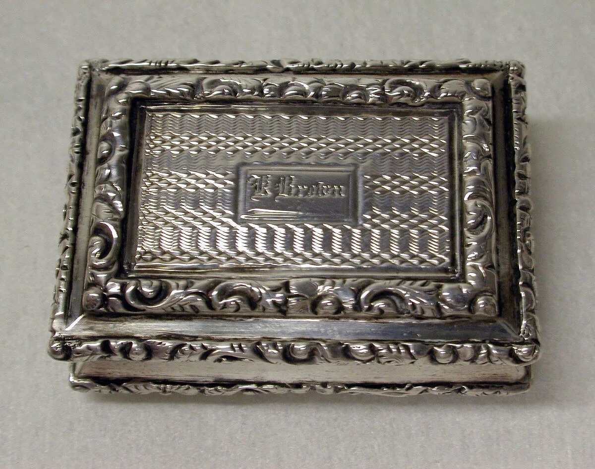 Vinaigrette box — Nathaniel Mills
