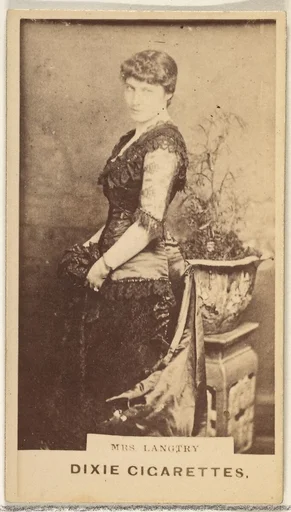 Mrs. Langtry, from the Actors and Actresses series (N45, Type 1) for Dixie Cigarettes
