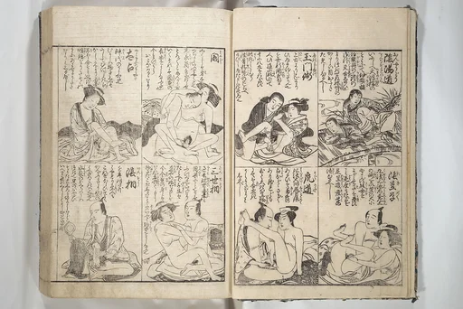 閨暦大雑書玉門大成|Erotica; Compendium Guide to the Brothels of Osaka (Keiryaku ōzassho gyokumon taisei) 閨暦大雑書玉門大成