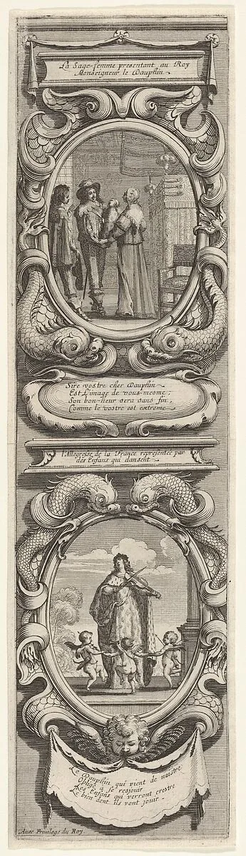 Allegories in Honor of the Birth of the Dauphin — Abraham Bosse