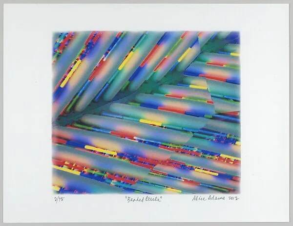 Beaded Circle — Alice Adams|Supreme Digital|American Abstract Artists