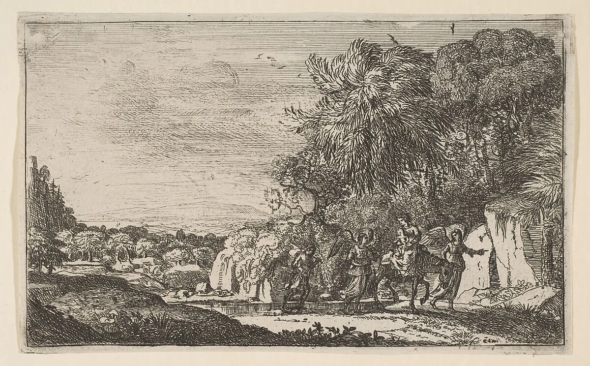 The Flight into Egypt — Claude Lorrain (Claude Gellée)