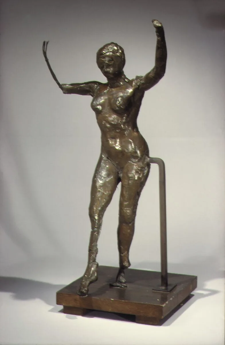 Dancer Moving Forward, Arms Raised, Right Leg Forward (Second State) — Edgar Degas|A.-A. Hébrard et Cie