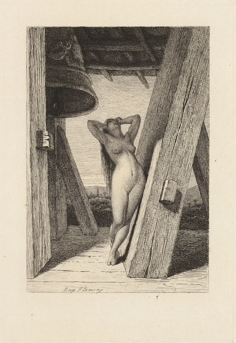 La Vengeance du Philosophe Amoureux, plate 8 from "The Decameron" — Giovanni Boccaccio|Léopold Flameng