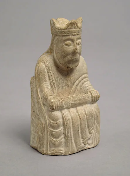 Chess Piece of a King (Copy of one of the Lewis Chessmen) — Unknown