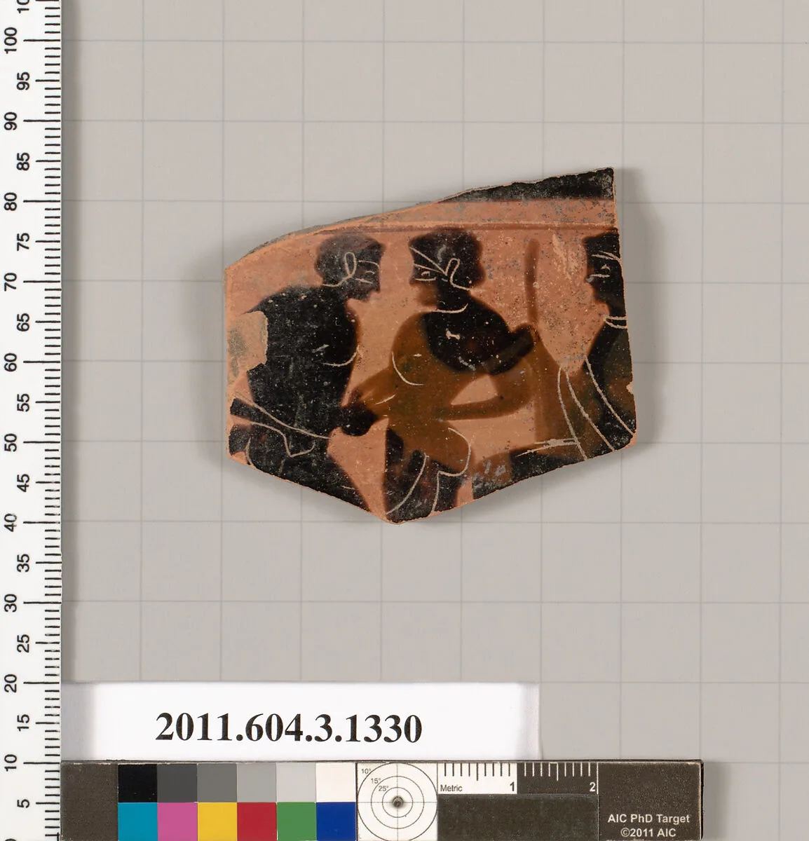 Terracotta fragment of a skyphos (deep drinking cup) — Unknown